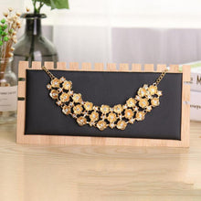 Load image into Gallery viewer, JTO Wood PU Earring Display Rack Jewelry Organizer Stand Necklace Holder Shelf Shop Decor Opening Ceremony Gift from Friends