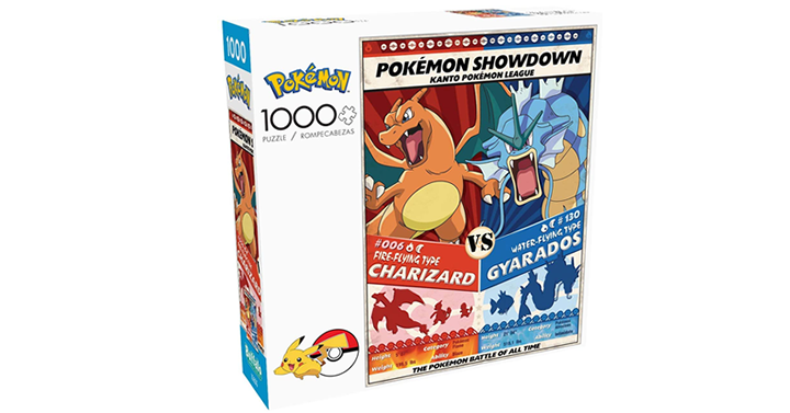 Buffalo Games Pokemon Showdown: Charizard V. Gyarados – 1000 Piece Jigsaw Puzzle – Just $3.62!