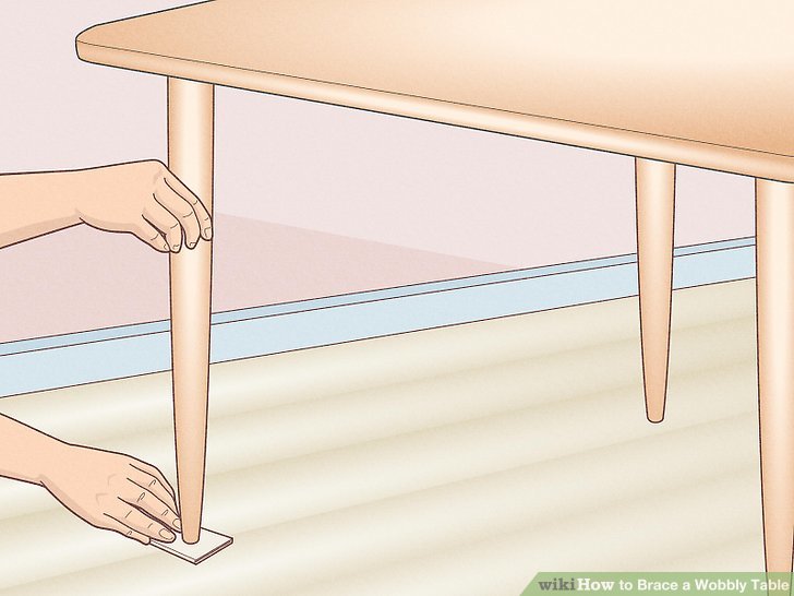 How to Brace a Wobbly Table