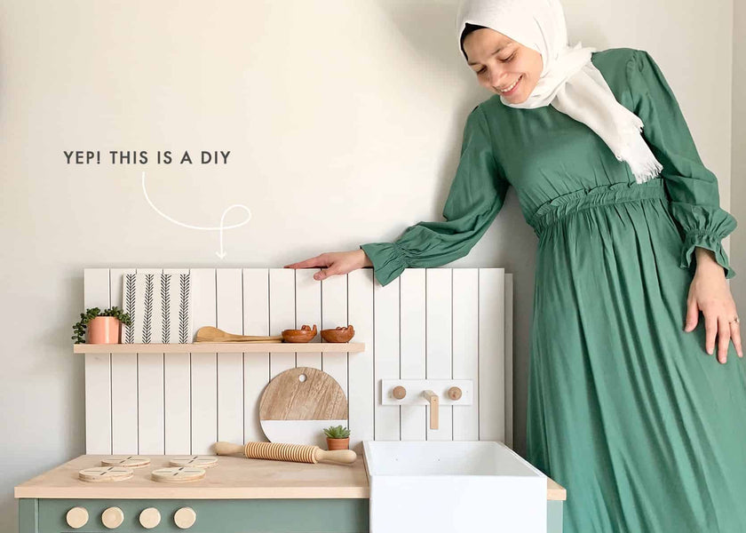 Saving For Your Dream Kitchen? DIY A Mini Version For Your Kids (Imelda’s Here To Show You How)
