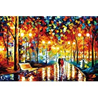 1000-Pieces Jigsaw Puzzles-Romantic Street Scene only $11.60