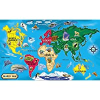 33-Piece Melissa & Doug World Map Jumbo Jigsaw Floor Puzzle only $7.69