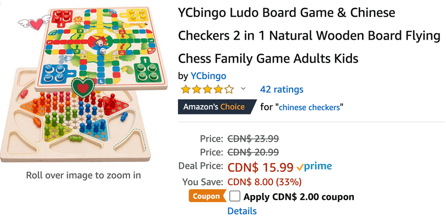 Amazon Canada Deals: Save 42% on YCbingo Ludo Board Game & Chinese Checkers + 34% on Xbox One Gaming Headset + More Offers