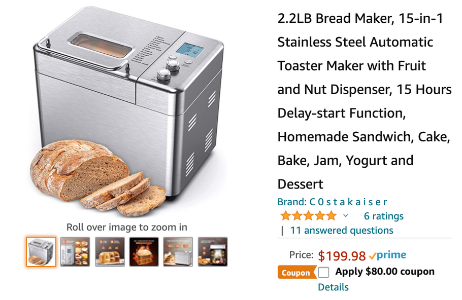 Amazon Canada Deals: Save 40% on Bread Maker + 58% on Echo Dot with Sengled Bulb + More Offers