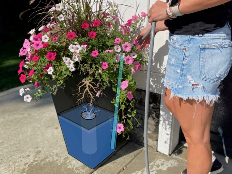 Tall Self Watering Planter