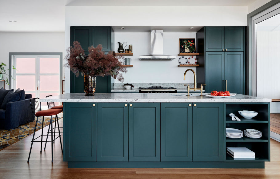 A Beachside Home With Richly Layered Interiors + A Brand New View!