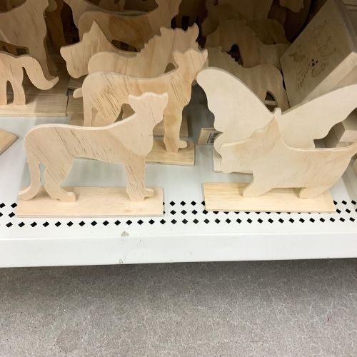 Dollar Tree Arts & Crafts Items! Tons of Wooden Crafts to Paint & Decorate!