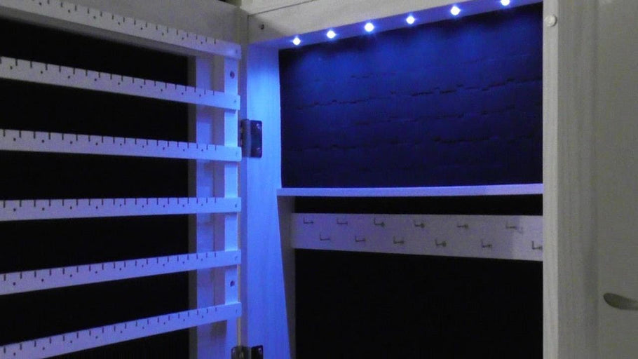 Jewelry Organizer Cabinet Mirror Armoire by AOOU Review by LEARNINGCHORDS (2 years ago)