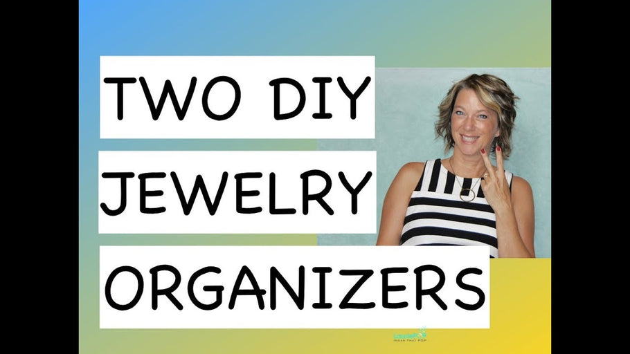 Two DIY Jewelry Organizer - Bracelet - Earring - Holder by Travel Tips by Laurie (3 years ago)