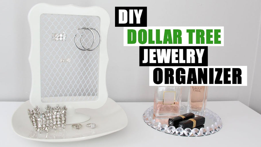 DOLLAR TREE DIY JEWELRY ORGANIZER | Easy Home Decor by StoreeOfMyLife (2 years ago)
