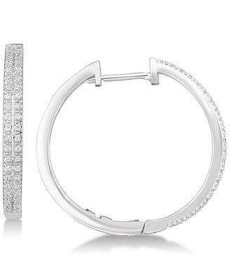 Diamond Hoop Earrings (1/4 ct