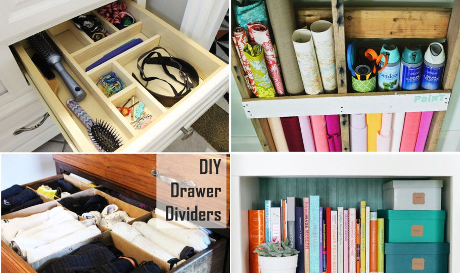 What better way to start the year than by making some DIY organizers and cleaning up the place? It’s a nice way to pave the way for other great project in the future