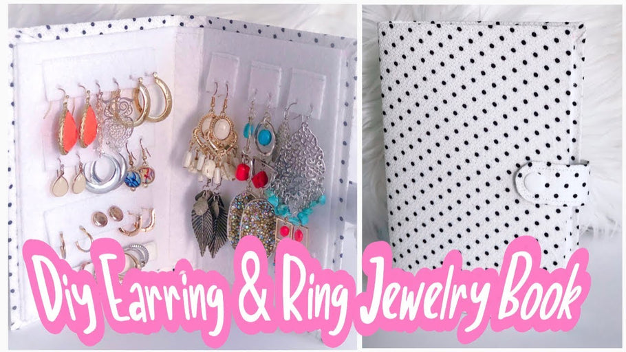 DIY Earring & Ring Jewelry Organizer Book by Julie Jewels World (2 years ago)
