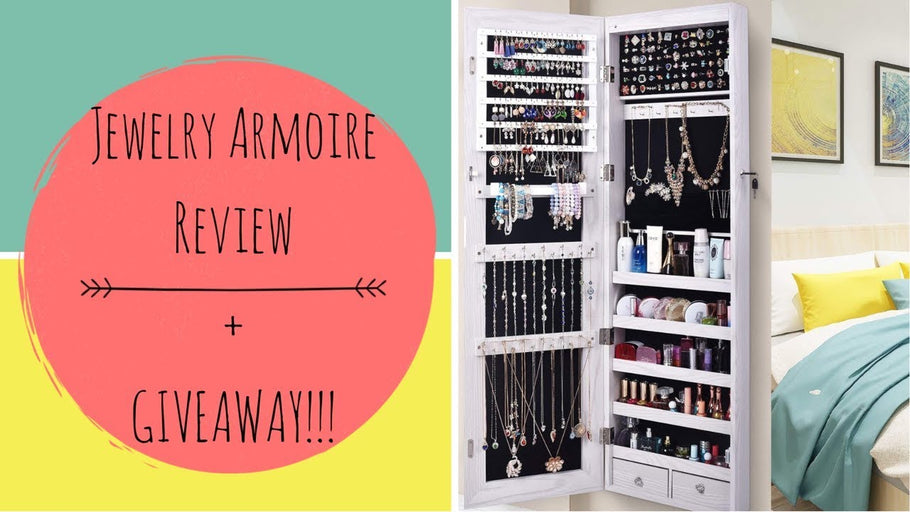 AMAZON Jewelry Armoire Review GIVEAWAY! | AOOU Jewelry Organizer Cabinet {CLOSED} by Kimberly's Journey (2 years ago)