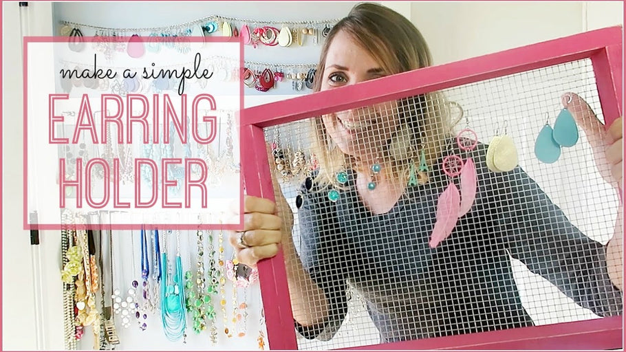 Make an Earring Holder! by Sugar Bee Crafts (4 years ago)