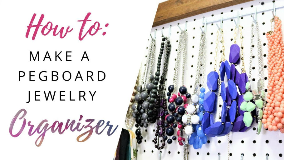 DIY PEG BOARD JEWELRY ORGANIZER | KATHERINE WANDELL by Katherine Wandell (3 years ago)