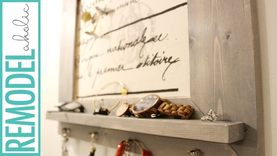 Build and Customize an Easy DIY Jewelry Organizer by Remodelaholic (3 years ago)
