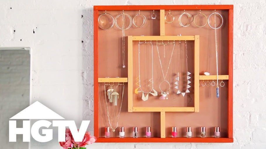DIY Hanging Jewelry Organizer | HGTV by HGTV (2 years ago)