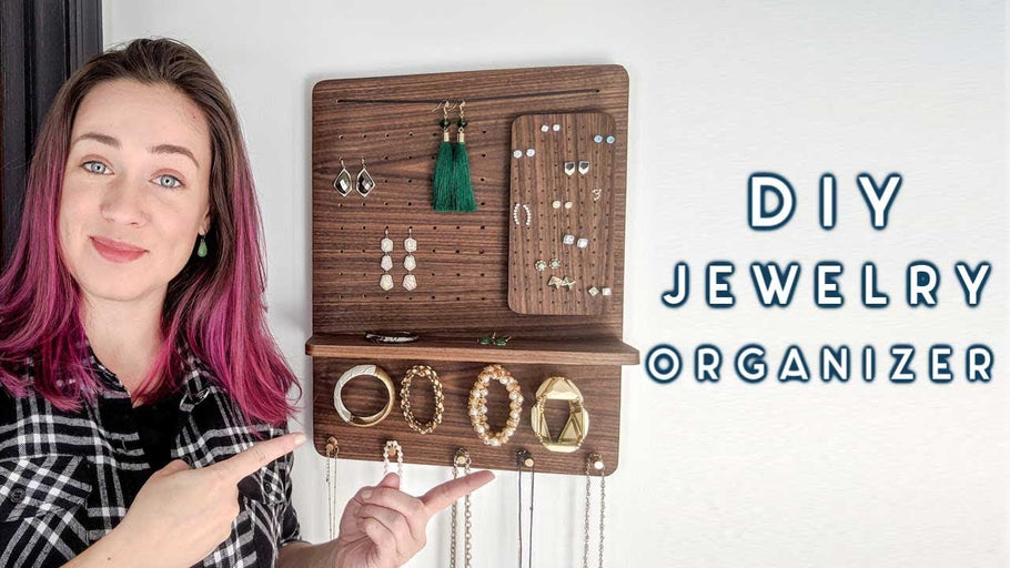 DIY Magnetic Jewelry Organizer | mistakes, walnut, and brass by Ugly Duckling House with Sarah Fogle (2 years ago)