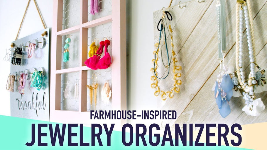 3 DIY Farmhouse-Inspired Jewelry Organizers - HGTV Handmade by HGTV Handmade (2 years ago)