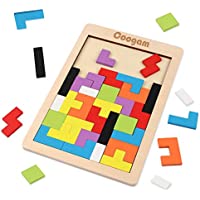 Coogam Wooden Blocks Puzzle Brain Teasers Toy only $9.99