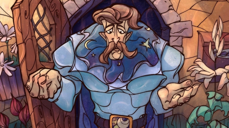 Glued to a simple mosaic puzzle game