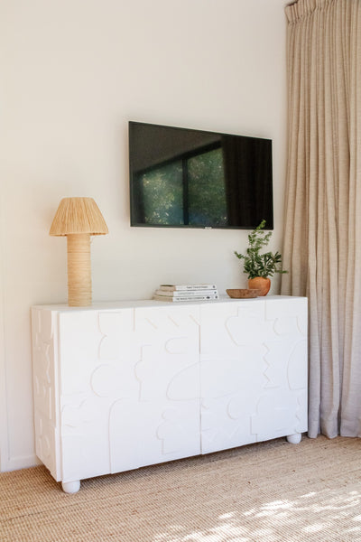 A DIY abstract cabinet hack from Bunnings