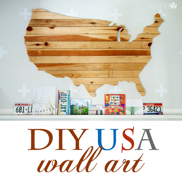 DIY USA Wall Art