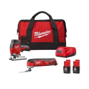Milwaukee Cordless Multi-Tool Kit with Two Batteries Charger & Tool Bag only $149.00
