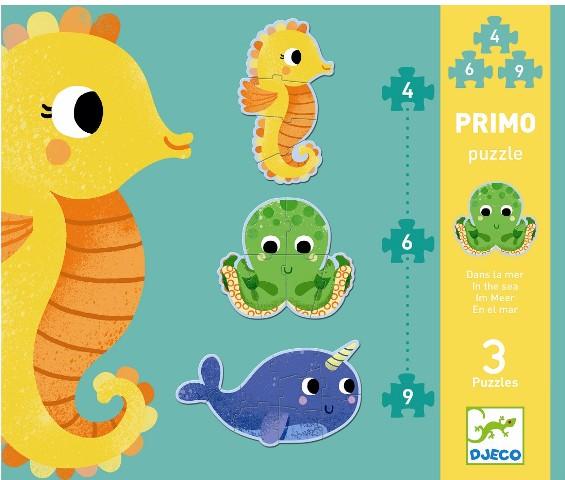 Djeco Primo Progressive Puzzle - In the Sea
