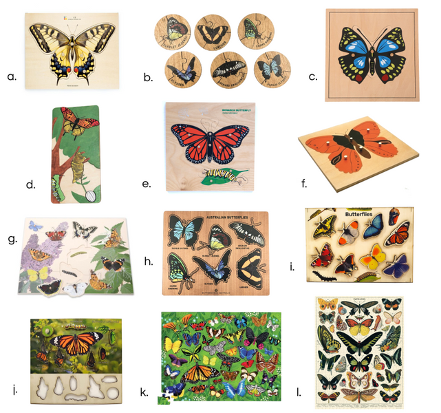 Beautiful Butterfly Puzzles 🦋 for 2-12yrs+