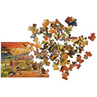 10-Pieces 4ft long African Plains Safari Jigsaw Floor Puzzle only $6.79