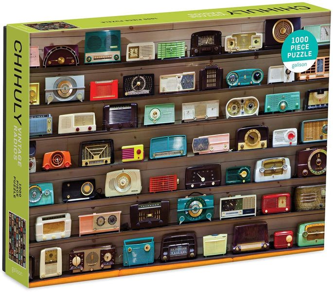 Chihuly Vintage Radios - (Plastic Radios, The Boathouse, Seattle) 1000 Piece Puzzle
