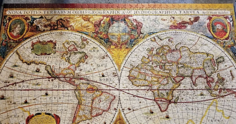 Buffalo Games Antique Map 1,000-Piece Jigsaw Puzzle Only $7 on Amazon + More Puzzle Deals