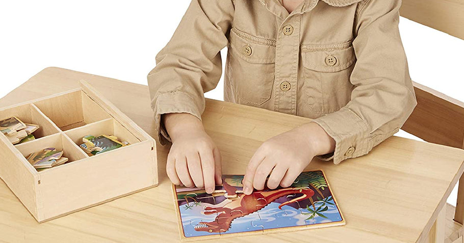 Melissa & Doug 4-in-1 Wooden Jigsaw Puzzle Only $6.97 on Amazon (Regularly $14)