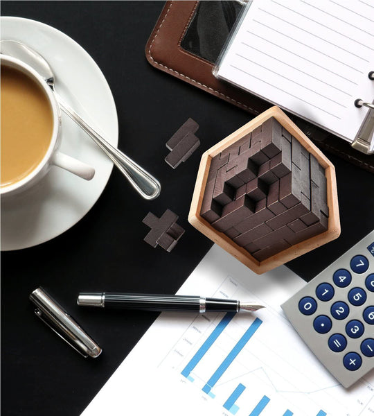 Challenging brain teasers and mind-bending 3D puzzles