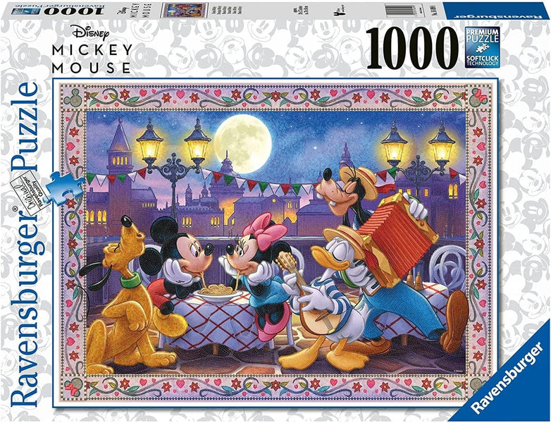 Ravensburger Disney Mickey Mouse: Mosaic Mickey 1000 Piece Jigsaw Puzzle for Adults – Every Piece is Unique, Softclick Technology Means Pieces Fit Together Perfectly $19.80