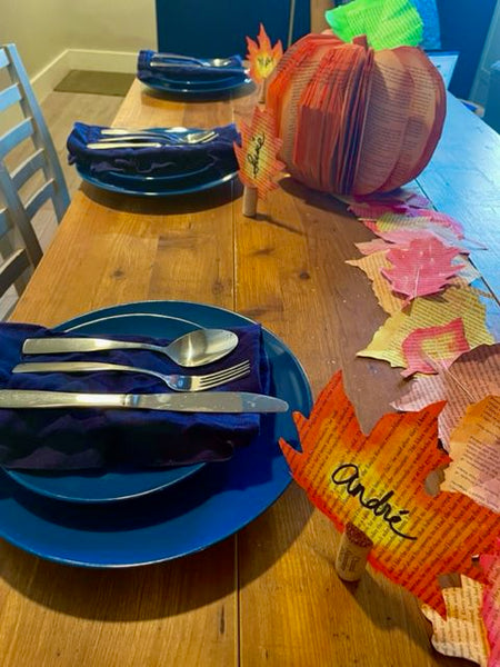 DIY Bookish Crafts for Your Thanksgiving Table