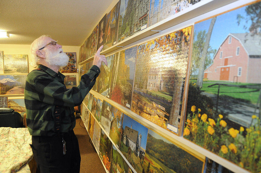 VIDEO: This B.C. man, 89, has spent 57 years completing 200 jigsaw puzzles