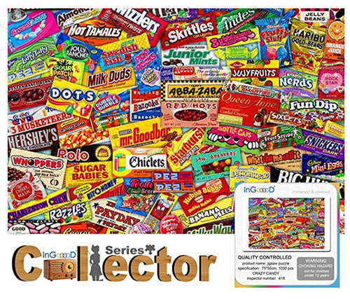 Amazing Candy/Junk Food Thing That You Should Buy - Crazy Candy Wooden Jigsaw Puzzle