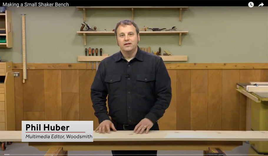 Video: Making a Small Shaker Bench