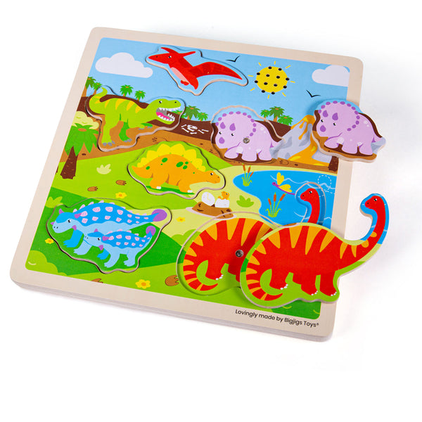 Bigjigs Wooden Dinosaur Sound Puzzle