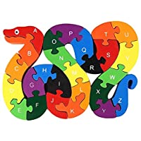 Koogel lovestown Alphabet Jigsaw Puzzle Blocks Animal Wooden Puzzle only $9.99