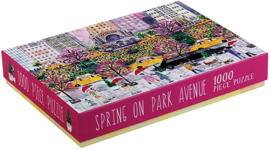 Michael Storrings Spring on Park Avenue New York City Jigsaw Puzzle - 1000 Pieces