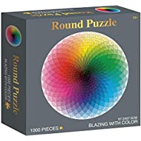 Mailin 1000 Pieces Round Jigsaw Puzzle for Adults only $4.19