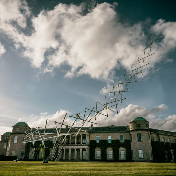 Unit9 creates Lotus Aeroad tensegrity structure at Goodwood Festival of Speed