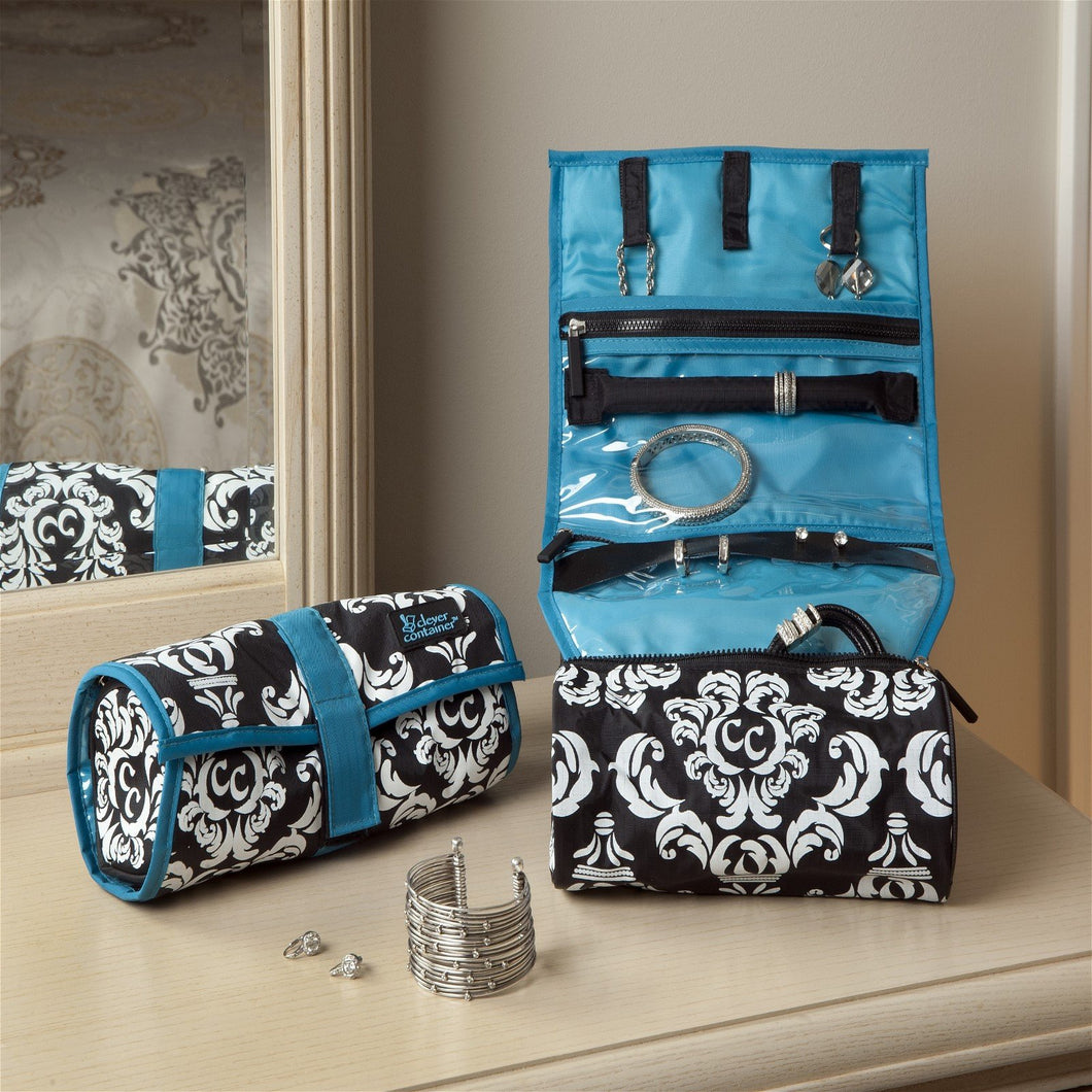 On A Roll - Damask with Teal