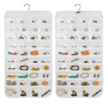 Load image into Gallery viewer, 80 Pockets Hanging Jewelry Organizer Jewelry Storage Organizer For Holding Jewelries
