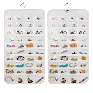 80 Pockets Hanging Jewelry Organizer Jewelry Storage Organizer For Holding Jewelries