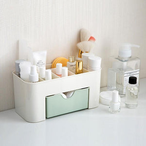 Plastic Desktop Cosmetics Storage Box Multifunctional Jewelry Organizer